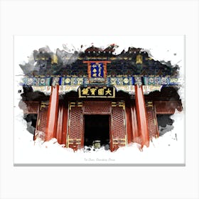 Tai Shan, Shandong, China Canvas Print