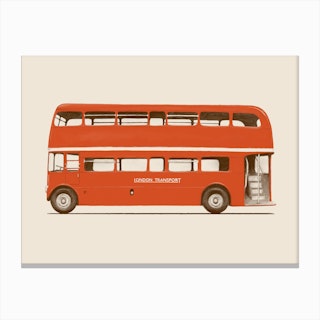 London Bus Canvas Print