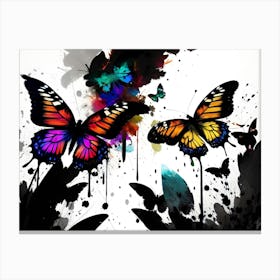 Colorful Butterflies 159 Canvas Print