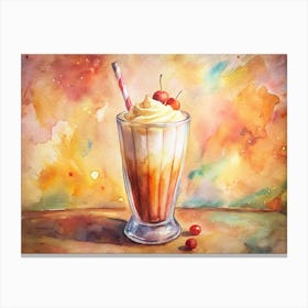 Almond Milk Shake India (1) Canvas Print