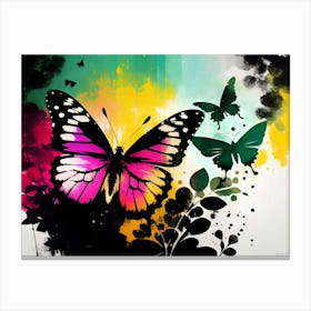 Butterfly Painting 83 Canvas Print