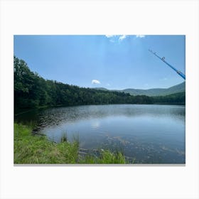 Fishing In The Mountains Canvas Print