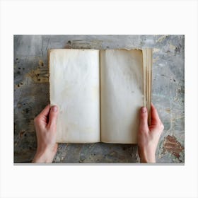 Blank Book (17) Canvas Print