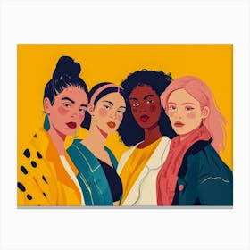 Four Women 4 Canvas Print