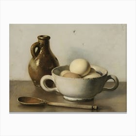 Eggs In A Bowl Canvas Print