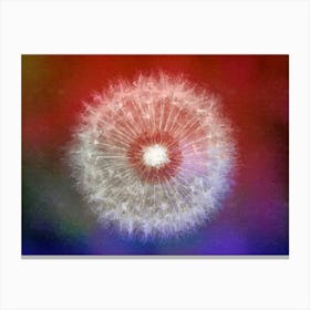 Dandelion, Oil Painting Canvas Print