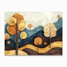 Autumn Trees 3 Canvas Print