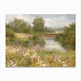 Wildflowers In The Meadow Canvas Print