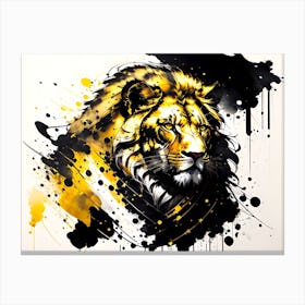 Lion Painting Canvas Print