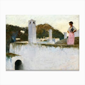 View of Capri, John Singer Sargent.jpg Canvas Print