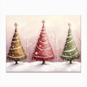 Christmas Trees 4 Canvas Print