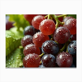 Grapes On The Vine Canvas Print