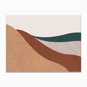 Abstract Hills Canvas Print