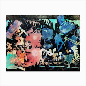 Vibrant Strokes For Vibrant Folks Canvas Print