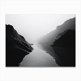 Black And White Photograph Canvas Print