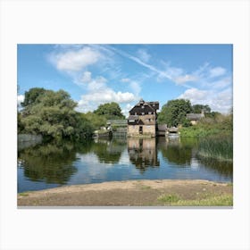 Watermill Photo Cambridgeshire UK Canvas Print