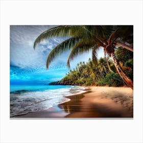 Tropical Beach 3 Canvas Print