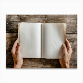 Blank Book (20) Canvas Print