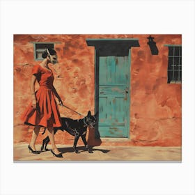 Leashed 9 Fy H Canvas Print