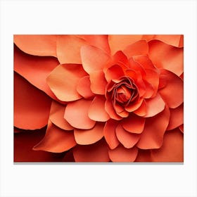 Paper Flower 1 Canvas Print