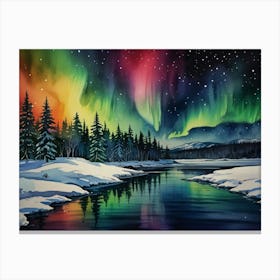 Aurora Borealis Canvas Print