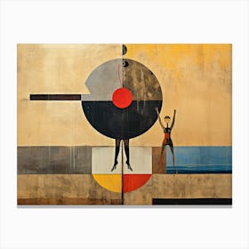 Abstract Illustration Of A Woman And The Cosmos 11 Canvas Print