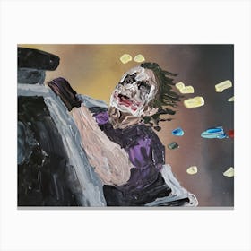 Joker Abstract Canvas Print