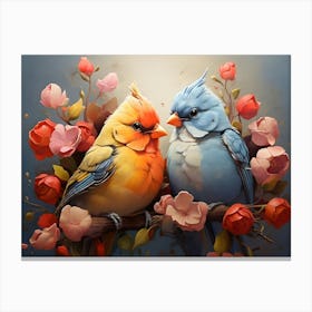 Birds Art 03 Canvas Print