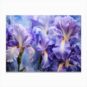 Purple Iris 2 Canvas Print