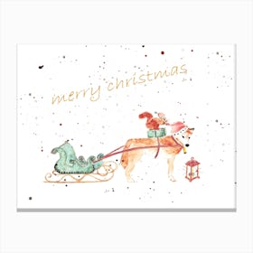 Merry Christmas Canvas Print