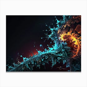 Abstract Fractal Art Canvas Print