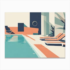 Swimming Pool 2 Canvas Print