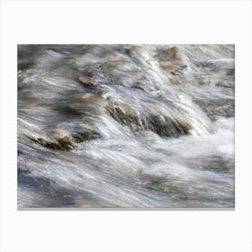 Turbulent Water Long Exposure Canvas Print