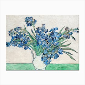 Van Gogh - Irises In A Vase Canvas Print