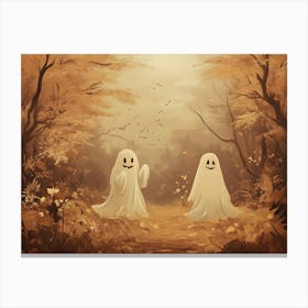 Ghosts In The Woods 4 Canvas Print