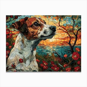 Jack Russell Terrier Fine Art Portrait 1 Canvas Print