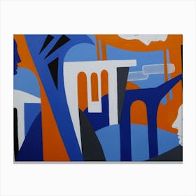 Blue City Canvas Print