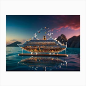 Default Experience The Opulence Of A Luxury Cruise Ship In A B 2 Canvas Print