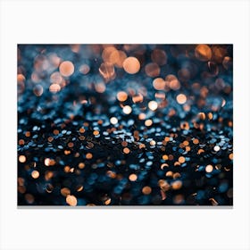 Bokeh Background Canvas Print