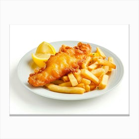 Fish And Chips Canvas Print