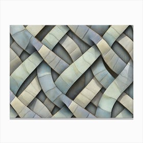 Geometric 3d Design Wallpaper Canvas Print