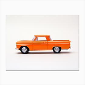 Toy Car Custom 62 Chevy Orange Canvas Print