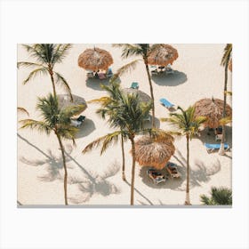 Resort Style Beach Canvas Print