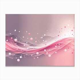 Abstract Pink VECTOR ART Canvas Print