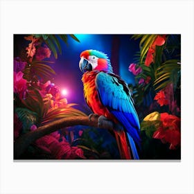 Tropical Parrot - AfriDesigns Canvas Print