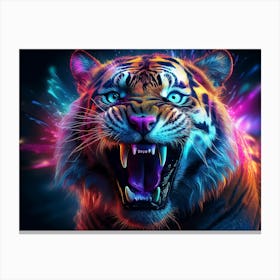 Electric Tiger Canvas Print