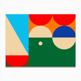 Geometric Summer 03 Canvas Print