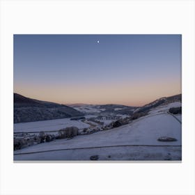 Scotland Winter Landscape Canvas Print