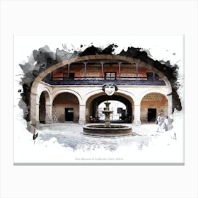 Casa Nacional De La Moneda, Potosí, Bolivia Canvas Print