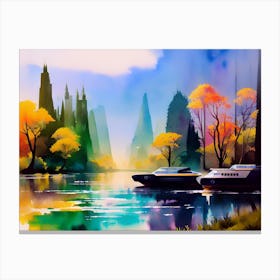 Of A River Canvas Print